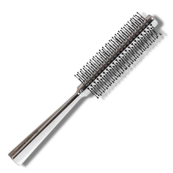 Scarlet SRB044 Medium Round Hair Brush with Anti Slip Handle Ball Tip Nylon Bristles Round Brush