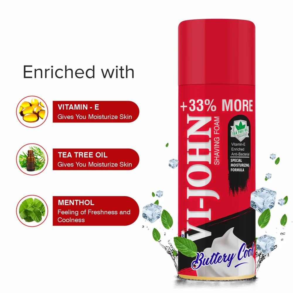 VJ Shaving Foam 400GM 2502