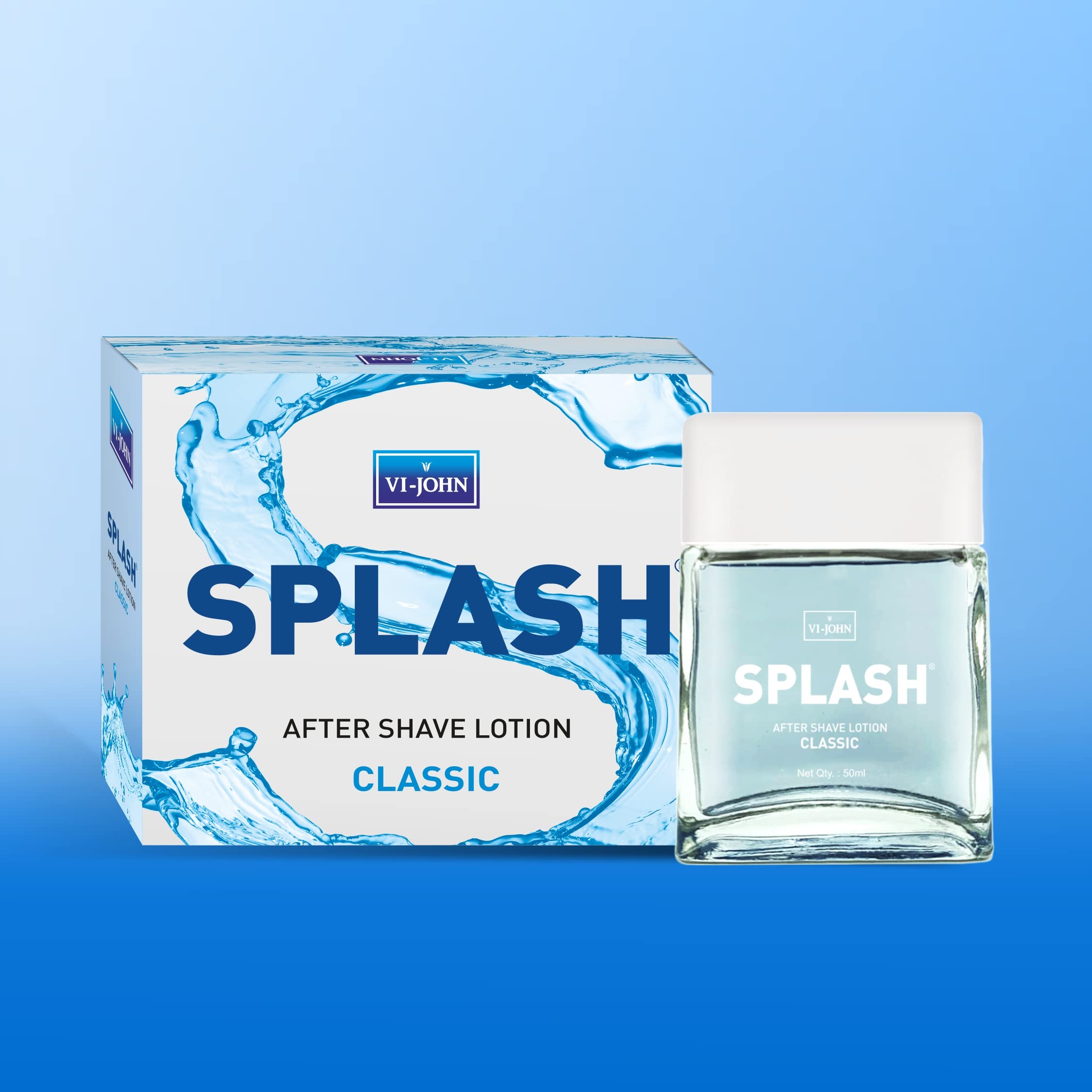 VI-JOHN After Shave Lotion Black Sea - Splash