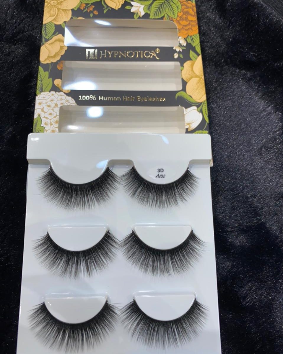 Hypnotica – (AD02) 3D 100% Human Hair Eyelashes