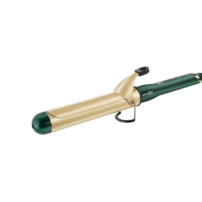 IKONIC HAIR CURLER CT- 38 FOR ALL HAIR TYPES WITH CERAMIC EXTRA LONG BARREL -100-240 V| EMERALD COLLECTION| LIMITED COLLECTION