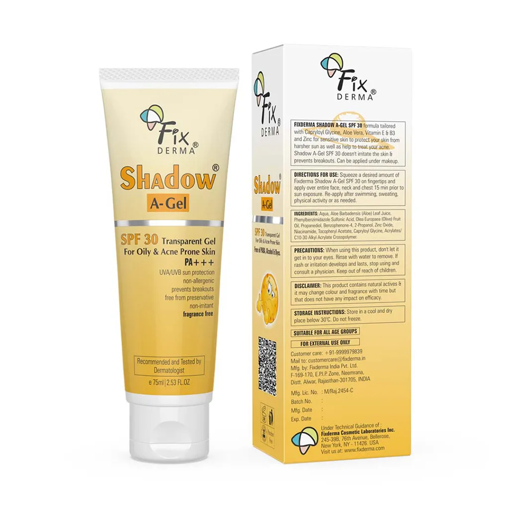Fixderma FD Shadow 30+ A- Gel Size: 50ml