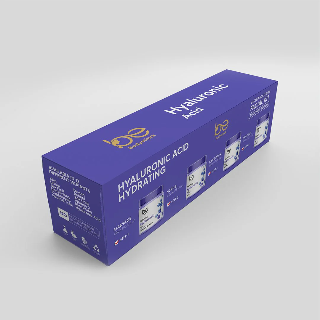 bodyethick Berrylicious Anti-Pigmentation || With MixBerries || Facial Kit 4 Step Solution  (1800 g) - Hyluronic Facial Kit