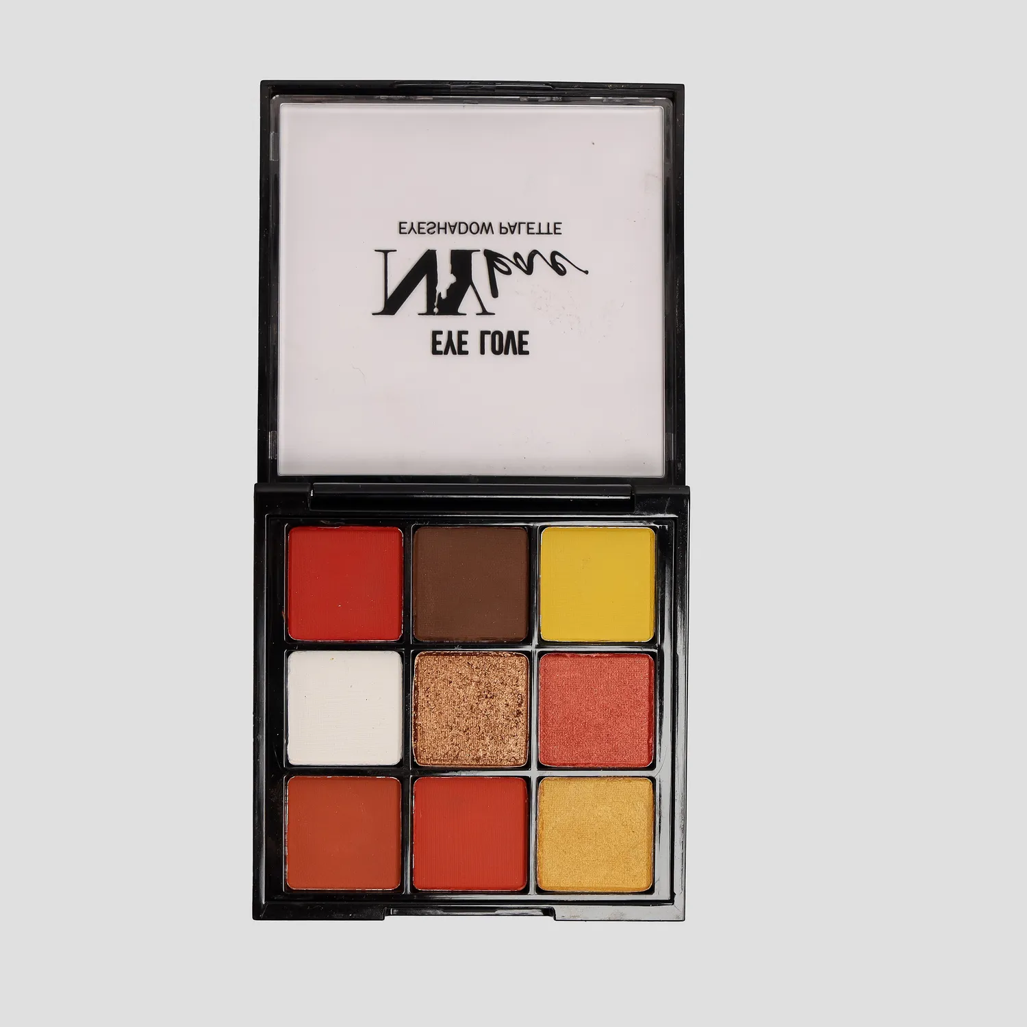 NY Bae Eye Love Eyeshadow Palette - Sunny sideup, 9 in 1 Palette, Matte & Shimmer, Intense Pigmentation, Easily Blendable, Long Lasting, Smooth Finish, 9 g