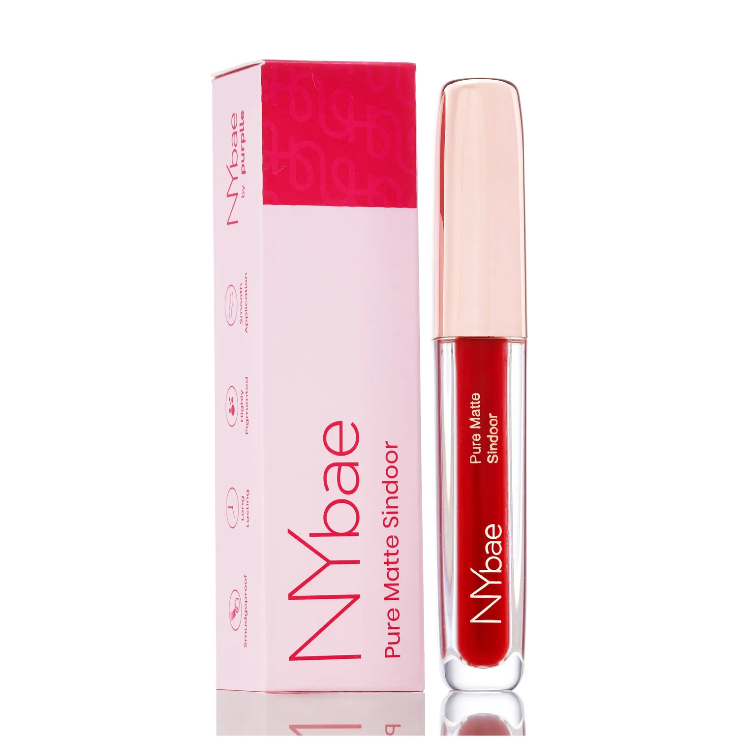 NY Bae Pure Matte Sindoor - Merry Maroon 02 (2.5ml) i Smudge Proof I Long Lasting | Sweat Proof I Everyday Use