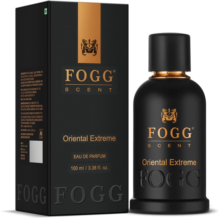 FOGG Men Spray Scent Amber Extreme Perfume, Long-Lasting, Fresh & Powerful Amber Wood Fragrance Spray, Eau De Parfum, 100 Ml - orient extream