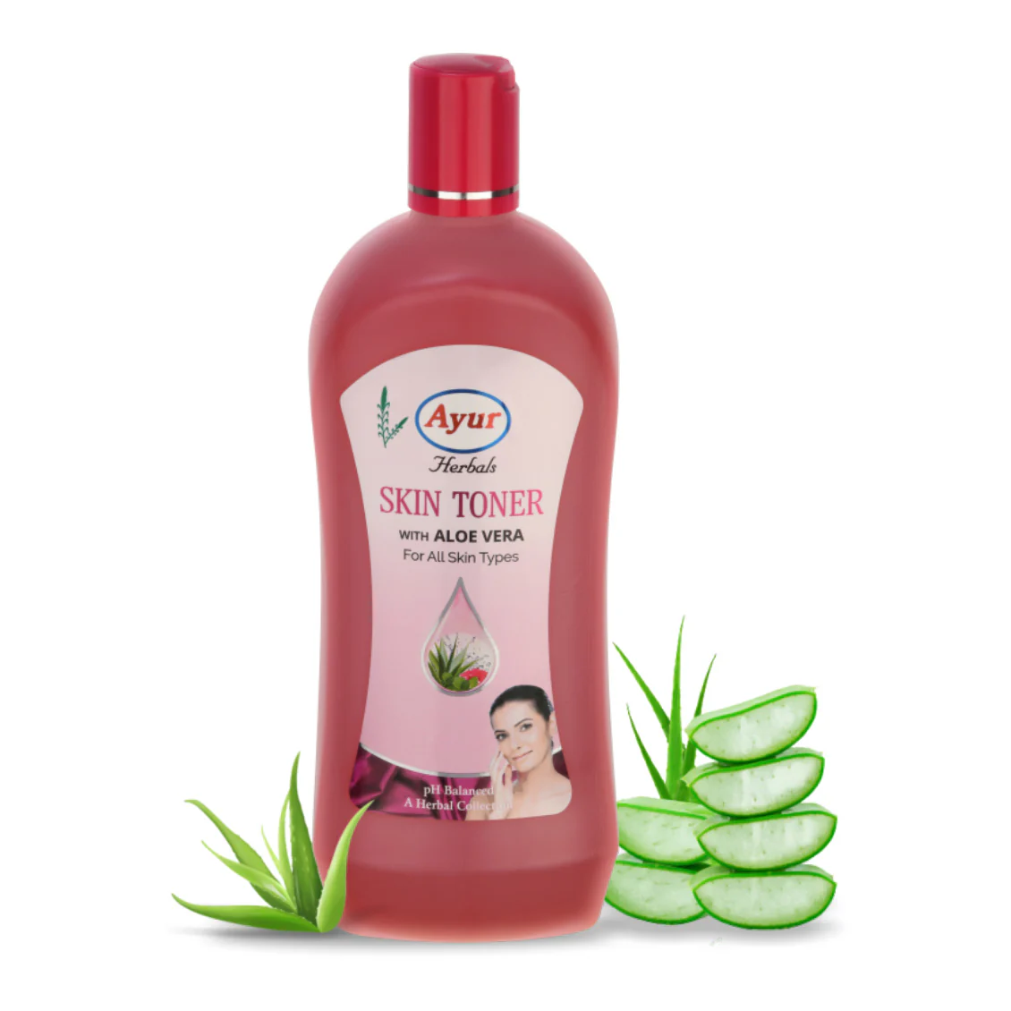 Ayur Herbals Skin Toner with Aloe Vera - 1L