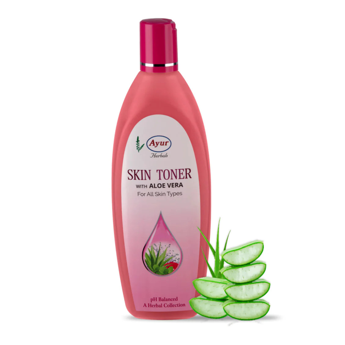 Ayur Herbals Skin Toner with Aloe Vera - 500ml