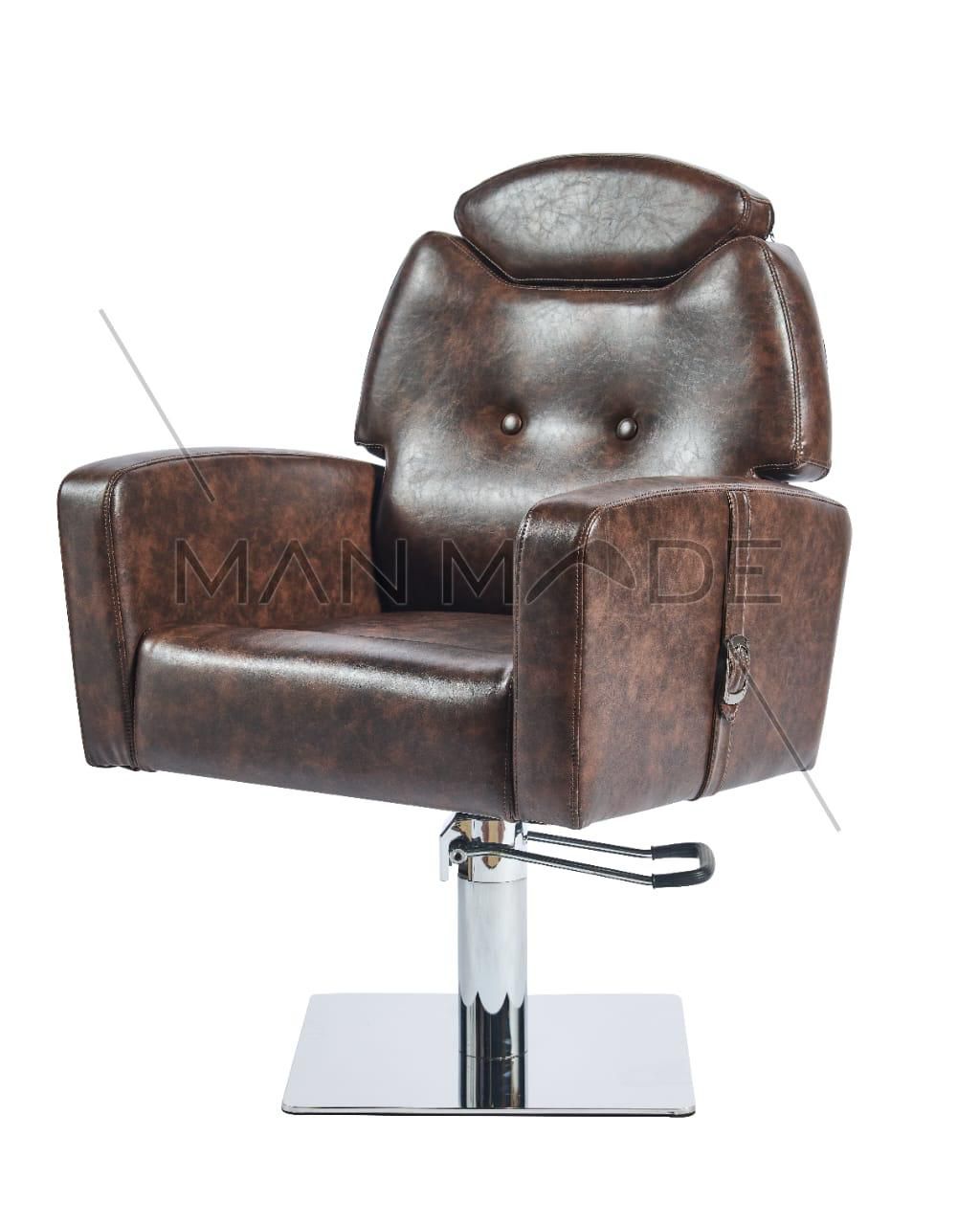 synthetic leather saloon chair