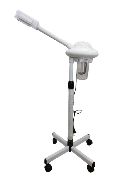 Professional Facial Steamer with Adjustable Arm and Rolling Base