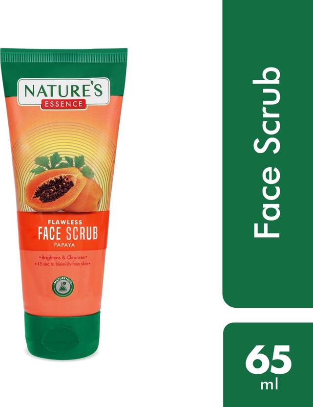 Nature's Essence Flawless Papaya Face Scrub  (65 ml)