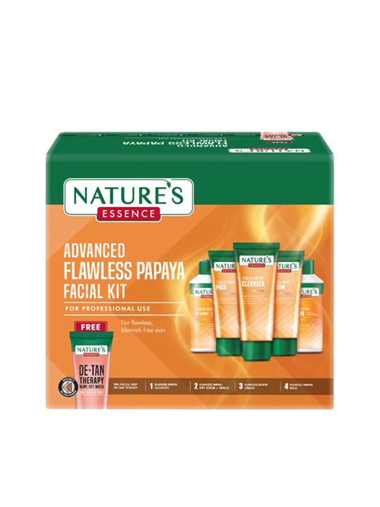 Flawless Papaya Facial Kit - 180g + 100ml
