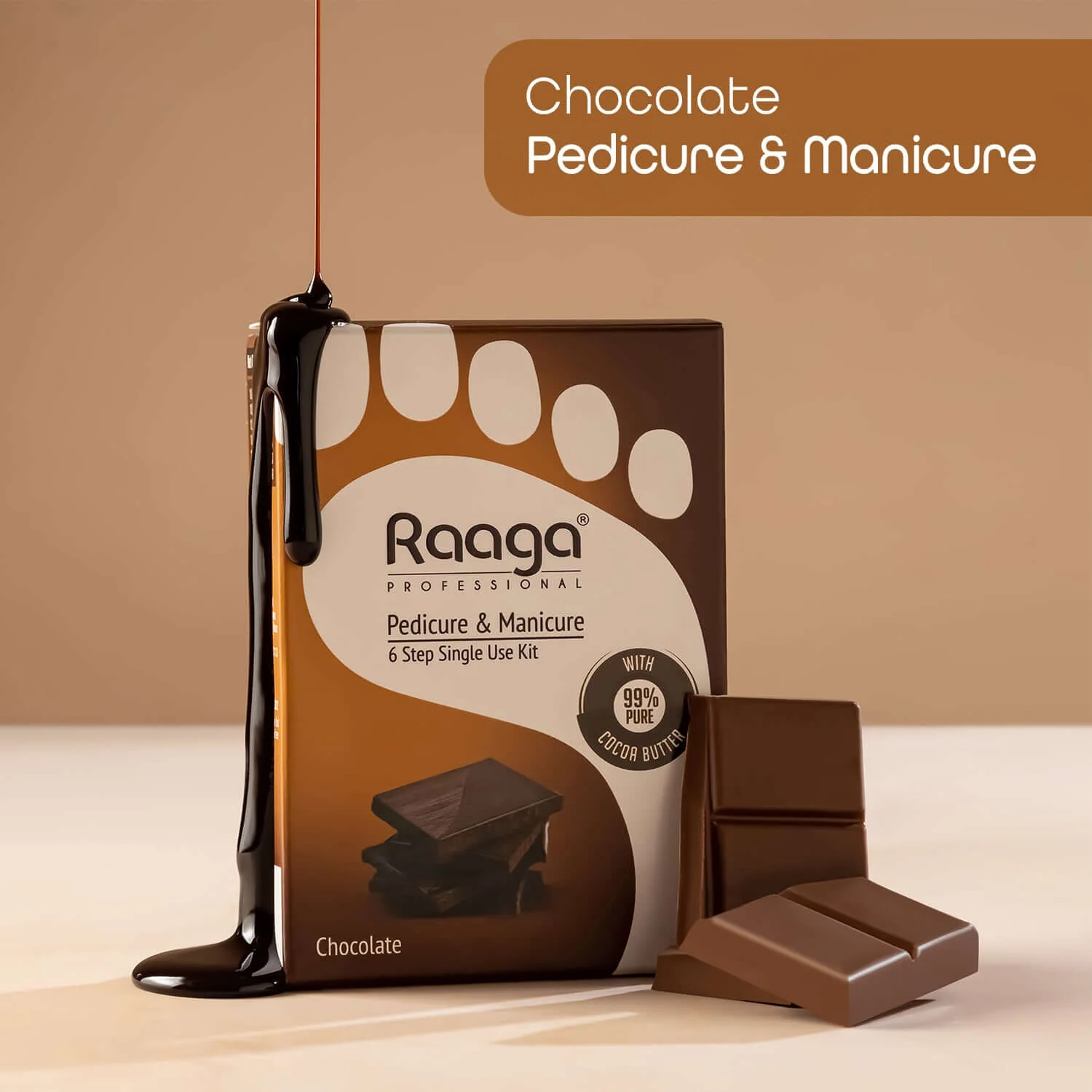 Raaga Professional Chocolate Pedicure And Manicure Kit