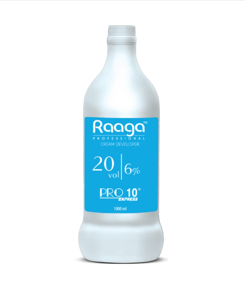 Raaga Professional Pro 10 Express 6% Cream Developer, 20 Vol