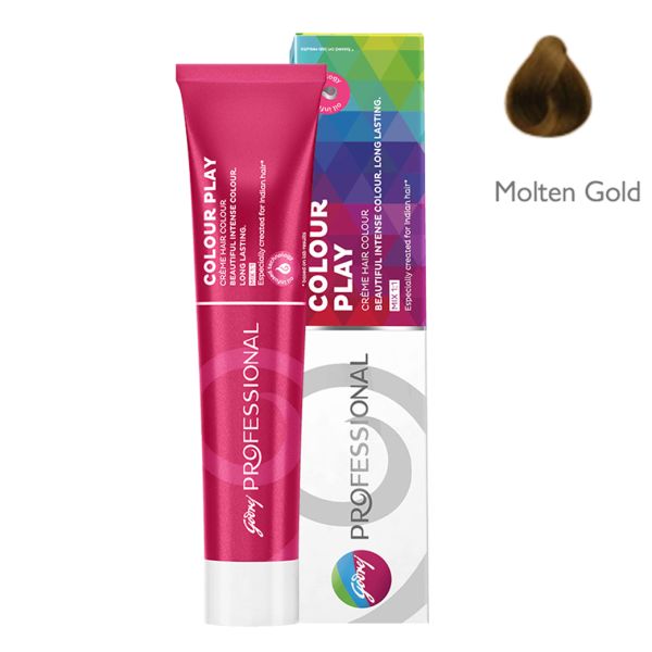 Godrej Professional Colour Play Cream Hair Color – Molten Gold