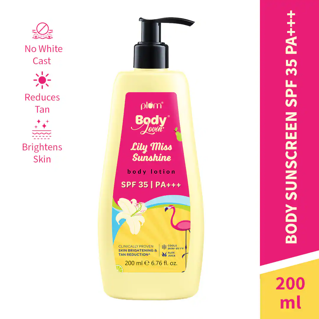 Plum BodyLovin' Lilly Miss Sunshine Body Lotion SPF 35 PA+++ -No White Cast