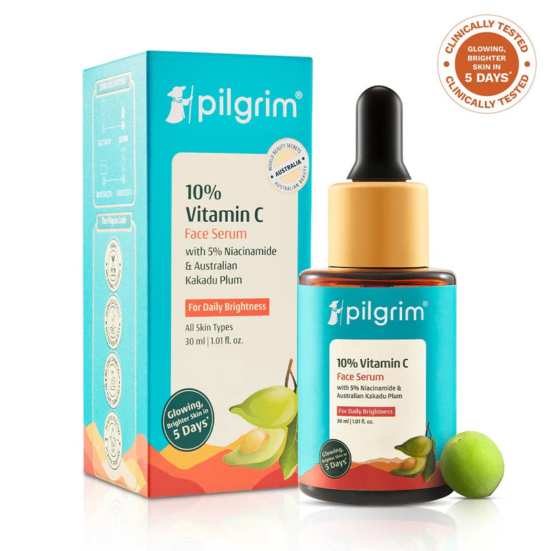 Pilgrim 10% Vitamin C Face Serum For Daily Brightness