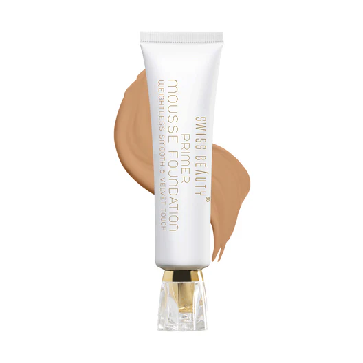 Swiss Beauty Primer Mousse Foundation - Natural-Beige