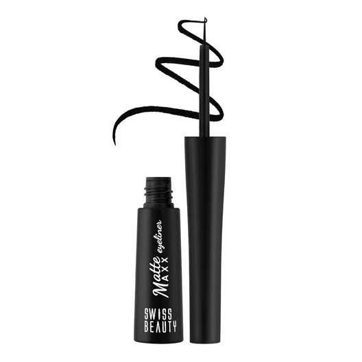 Swiss Beauty Matte Max Eyeliner Black