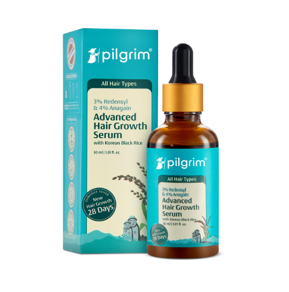 Pilgrim Redensyl and Anagain Advanced Hair Growth Serum