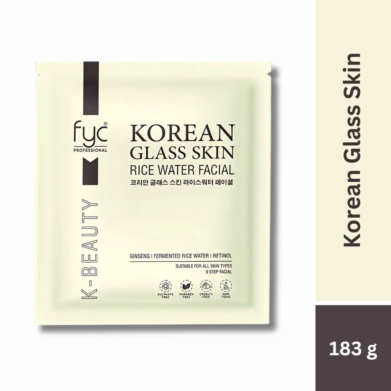FYC Professional Korean Glass Skin Rice Water Facial Kit