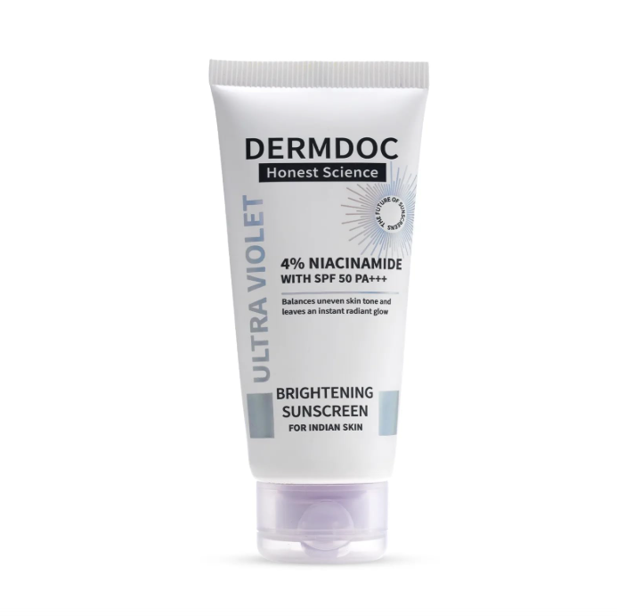 DERMDOC SPF 50 4% Niacinamide Ultra Violet Brightening Sunscreen
