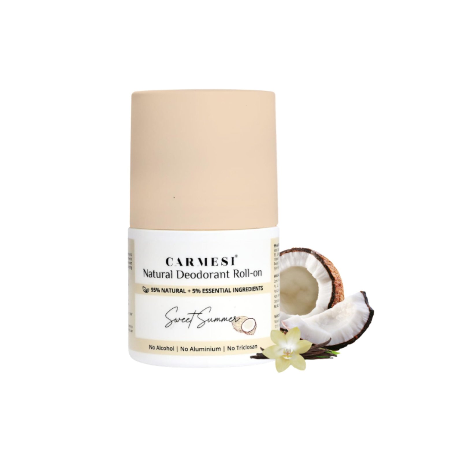 Carmesi Natural Deodorant Roll-on