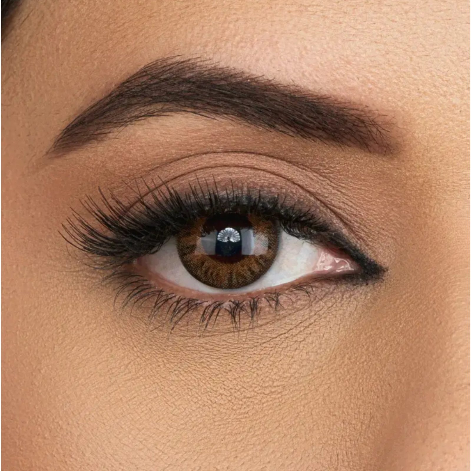 Aqua Color Contact Lens - One Pair - Mystery Brown