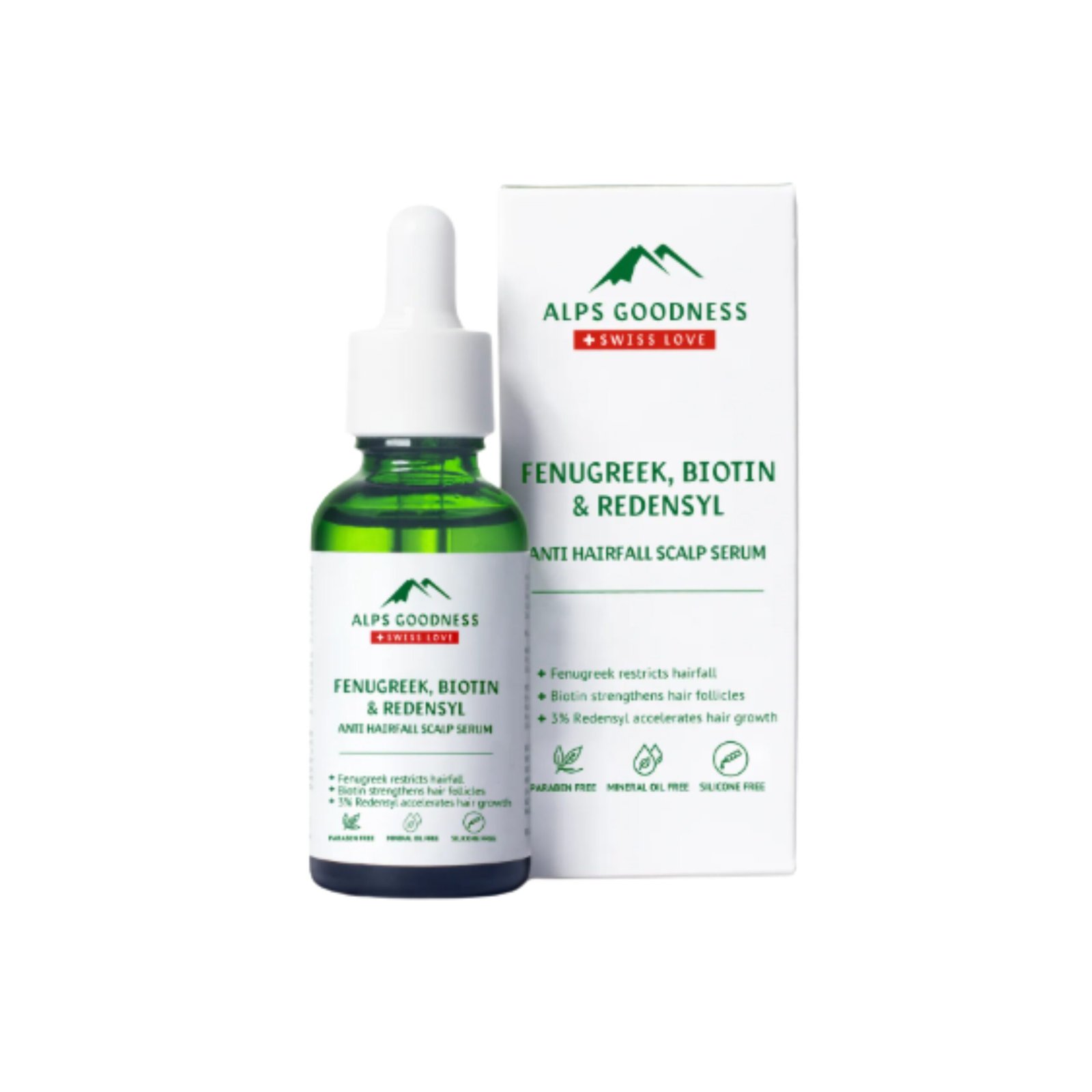 Alps Goodness Anti Hairfall Scalp Serum with Fenugreek Biotin and Redensyl