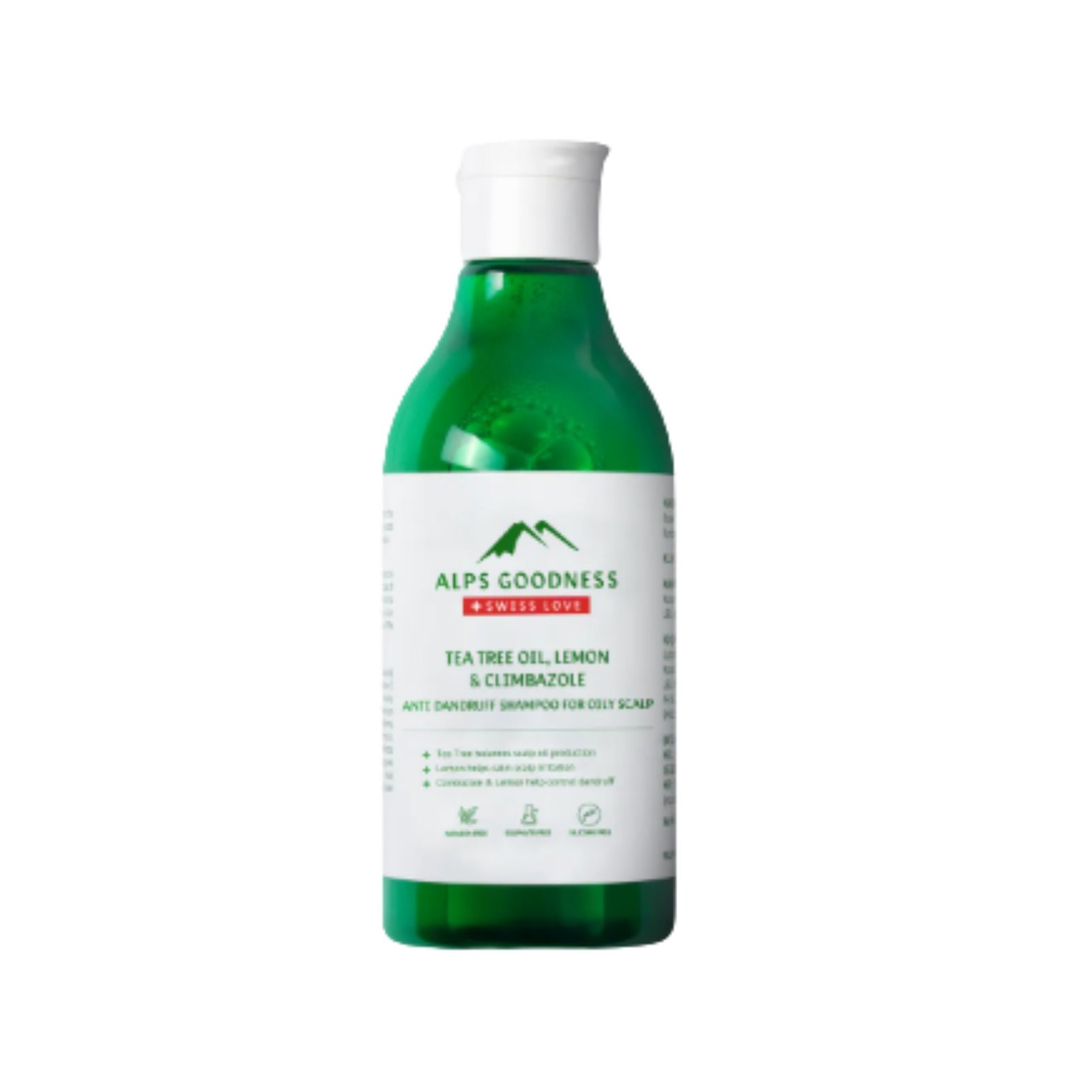 Alps Goodness Tea Tree Oil, Lemon & Climbazole Anti-Dandruff Shampoo for Oily Scalp