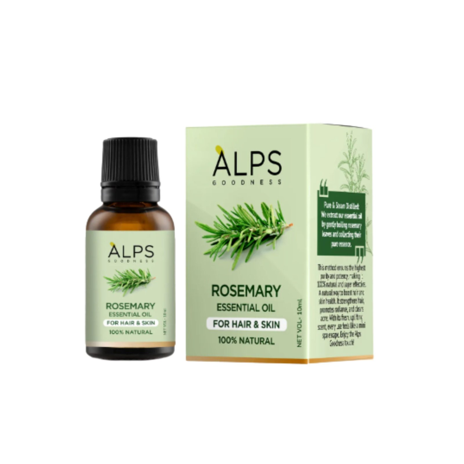 Alps Goodness Pure Essential Oil - Rosemary (10 ml) | Essential oil for Hair & Skin