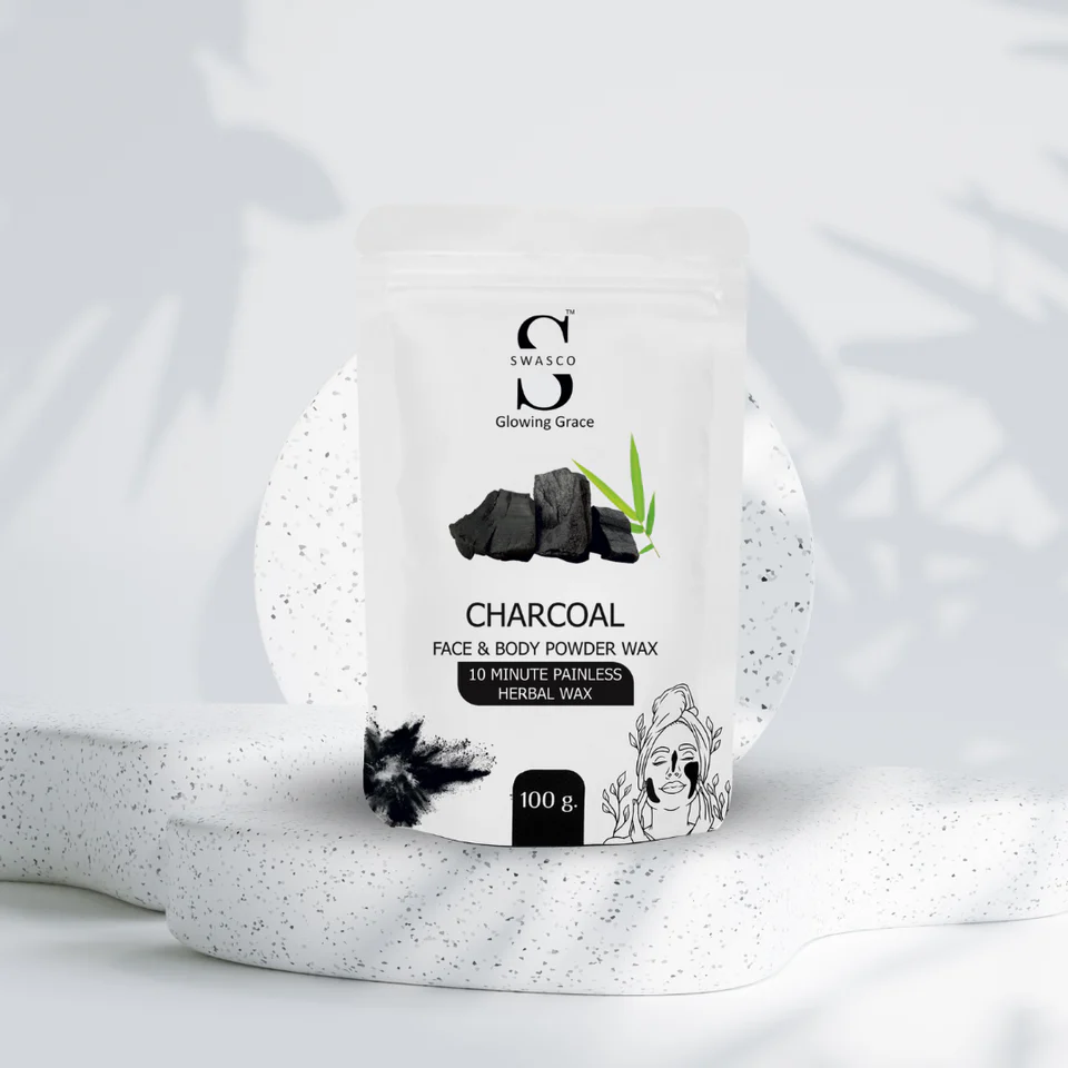 SWASCO FACE AND BODY WAX POWDER - Charcoal