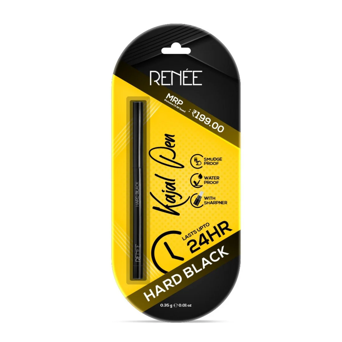 Renee Hard Black Kajal Pen