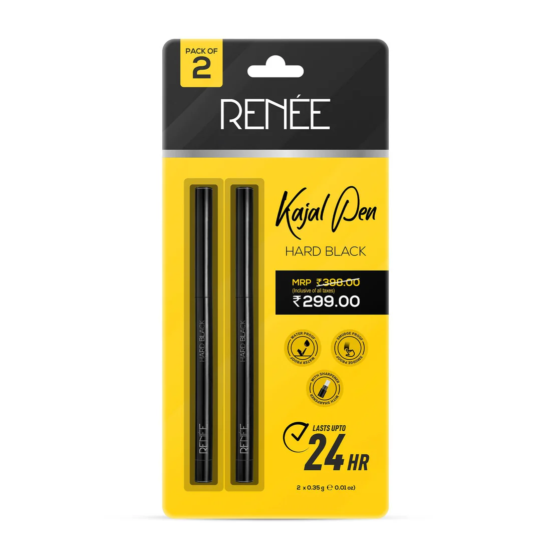 Renee Hard Black Kajal Pen