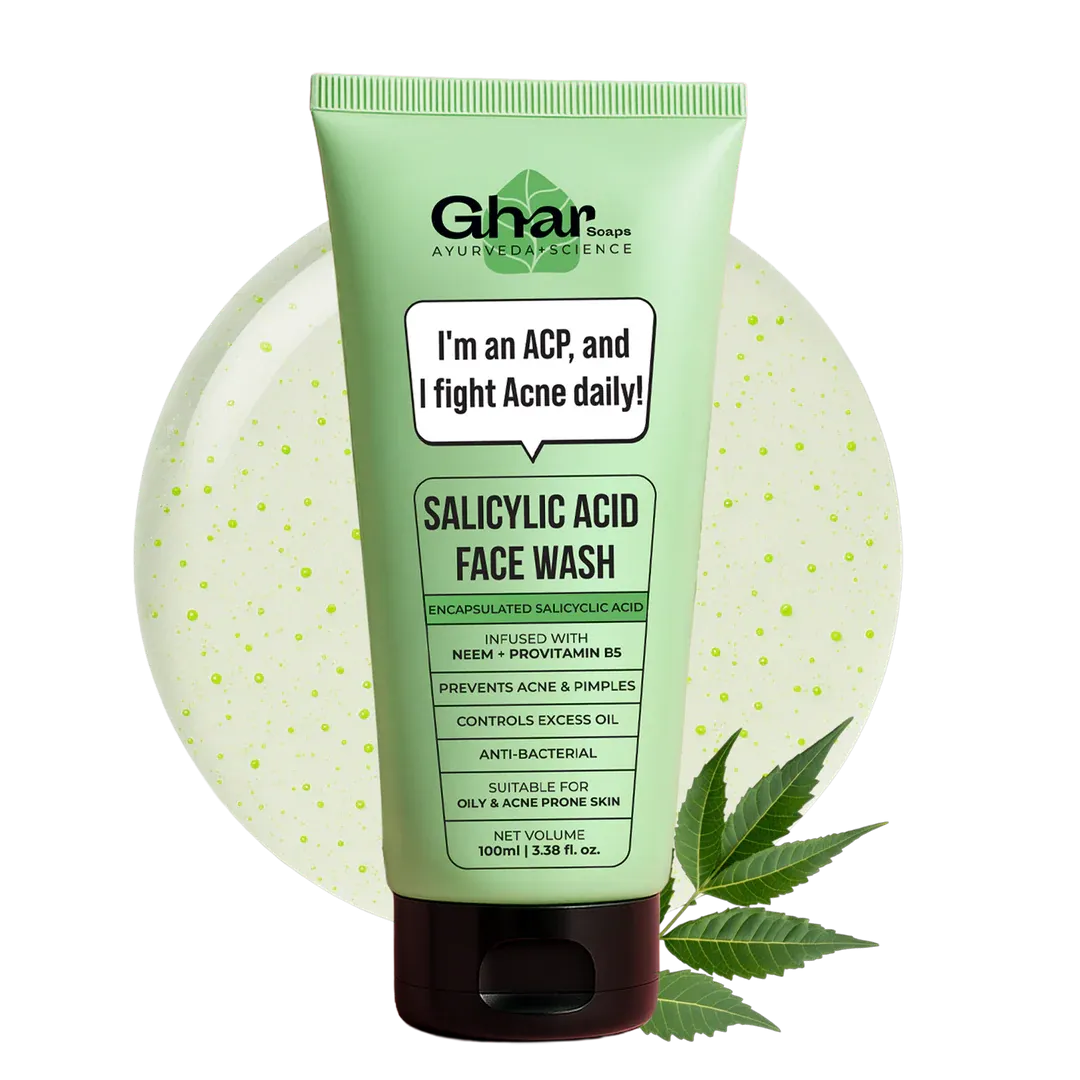 Ghar Magic De-Tan Facewash With Saffron & Glutathione 100ml | Tan Removal, Brightening and Glowing Skin I For All Skin Type I For Men & Women - Salicylic Acid Facewash